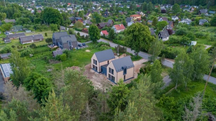 Duplex in der Nähe der Neris, Vilnius Bezirk.