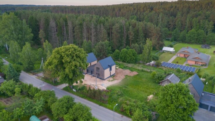 Duplex in der Nähe der Neris, Vilnius Bezirk.